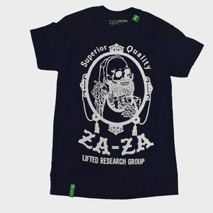 Lifted Research Group LRG Mens Za Za ZaZa Man Blue Shirt New S